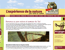 Tablet Screenshot of franzoesisch.wildpark-silz.de